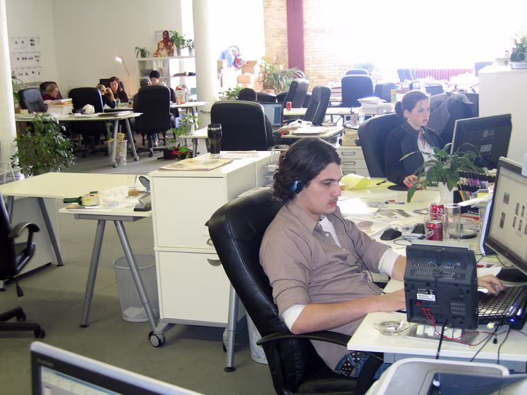 NEED magazine office image